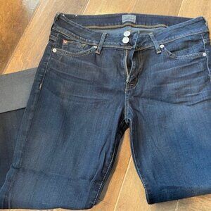 Hudson Ginny Crop Dark Wash Sz 31